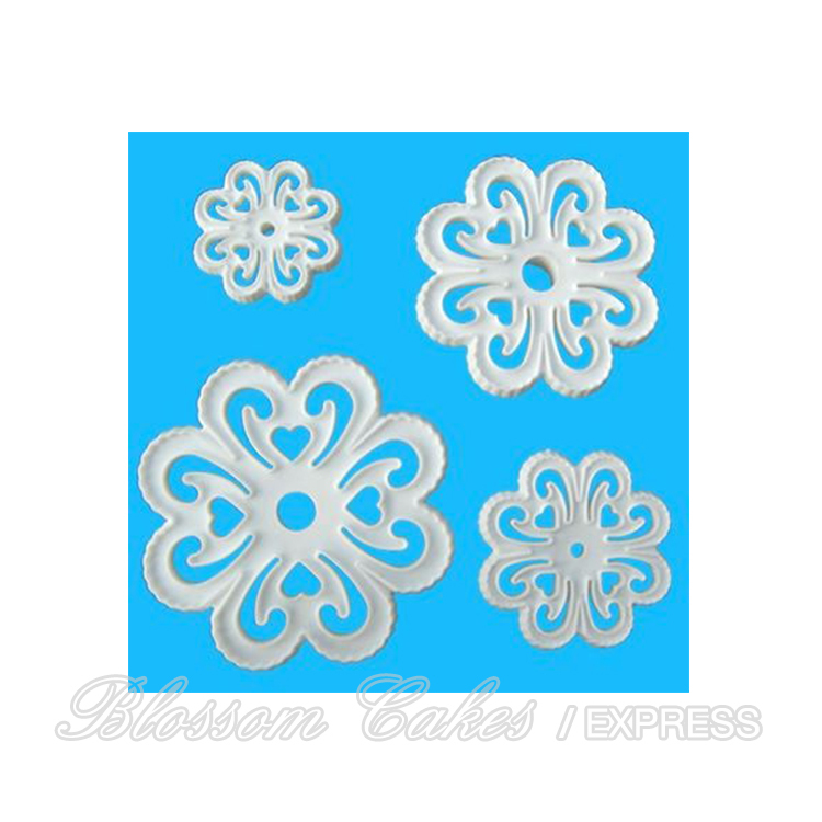 OP Lace Heart Cutter Set 40, 50, 70, 90mm