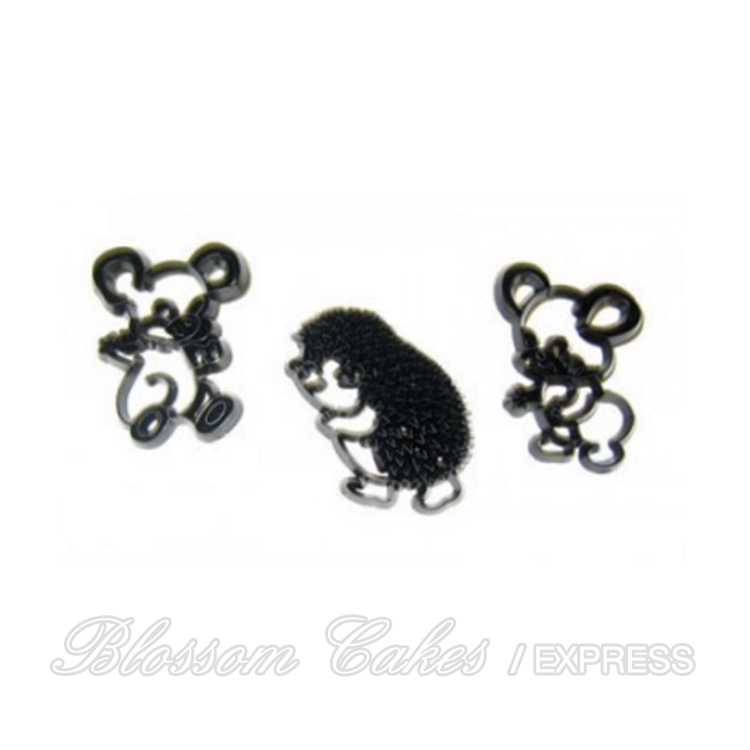 'Mice & Hedgehog' Patchwork Cutters