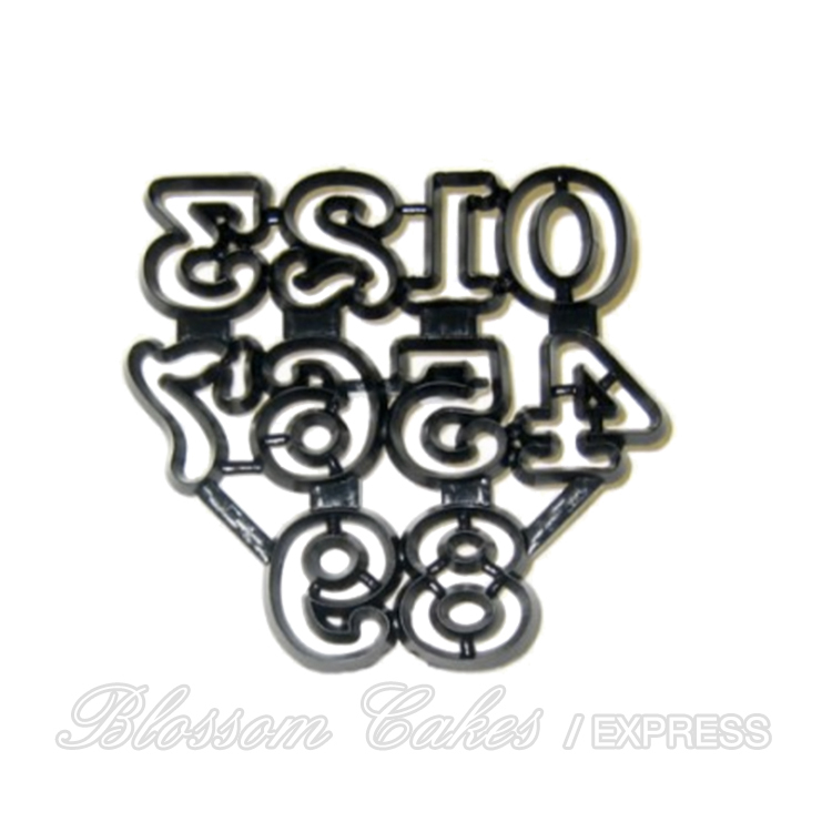 'Large Numerals' Patchwork Cutters