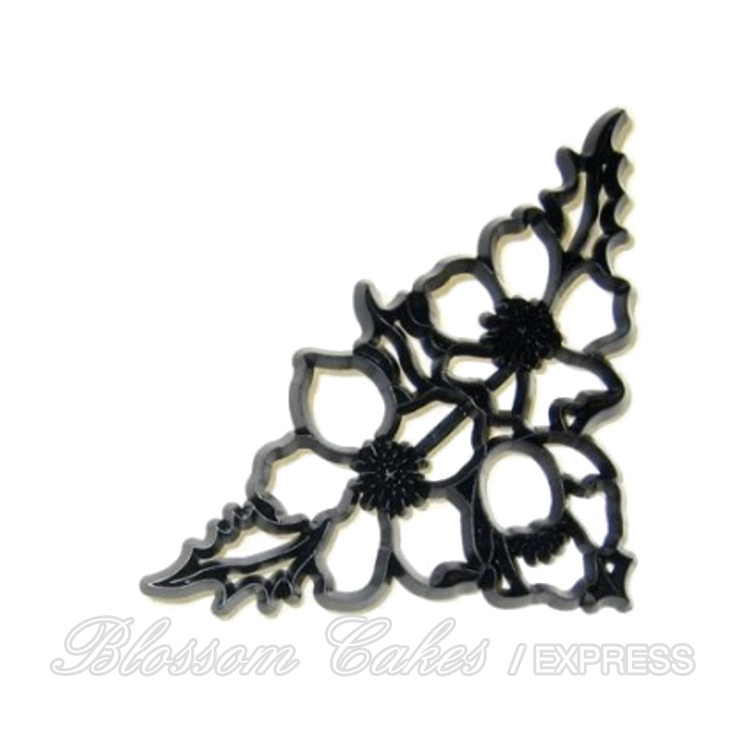 'Christmas Rose Corner' Patchwork Cutters