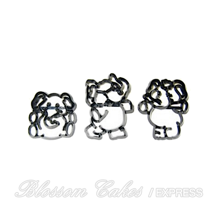 'Elephant Set' Patchwork Cutters