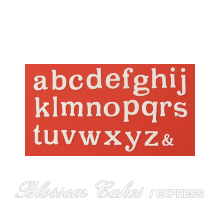 'Large Alphabet Lower Case' Patchwork Cutters