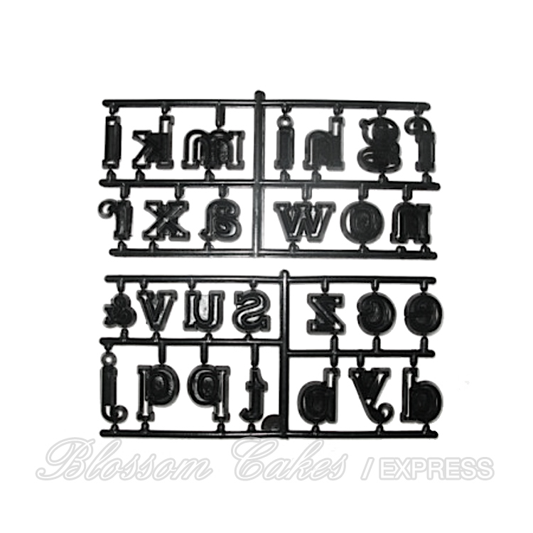 'Large Alphabet Lower Case' Patchwork Cutters