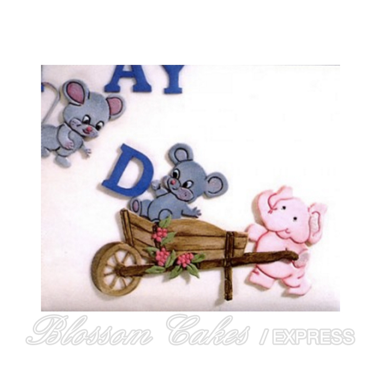 'Large Alphabet & Key' Patchwork Cutters