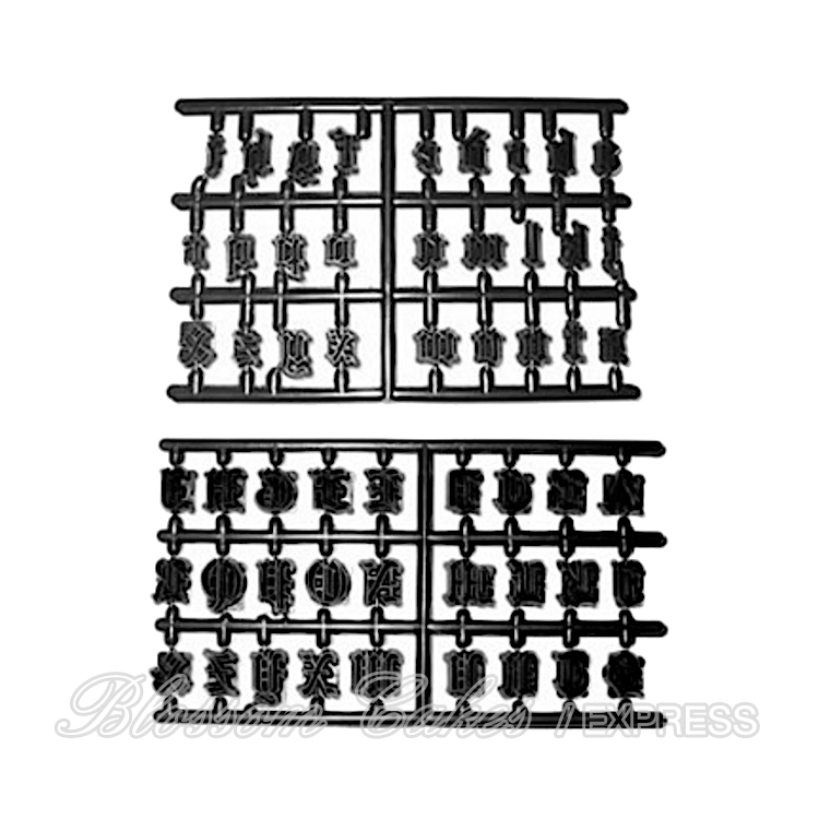 'Old English Alphabet' Patchwork Embossors