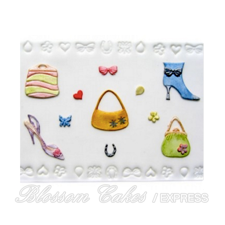 'Shoes, Bags and Confetti' Patchwork Cutters