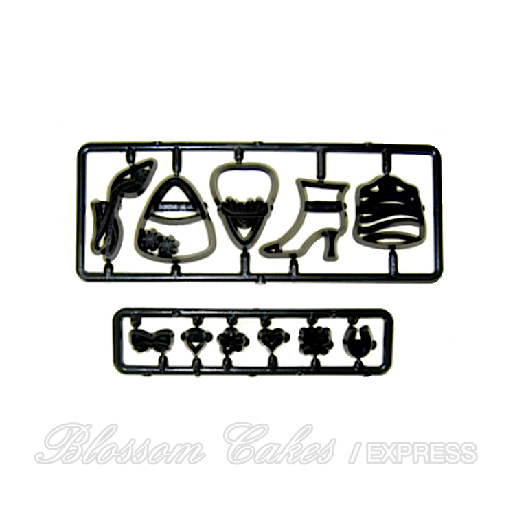 'Shoes, Bags and Confetti' Patchwork Cutters