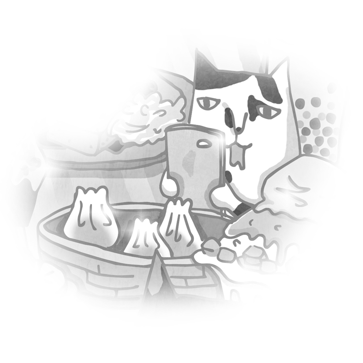 Mix Cats-米克斯貓 - 明信片 - 小吃