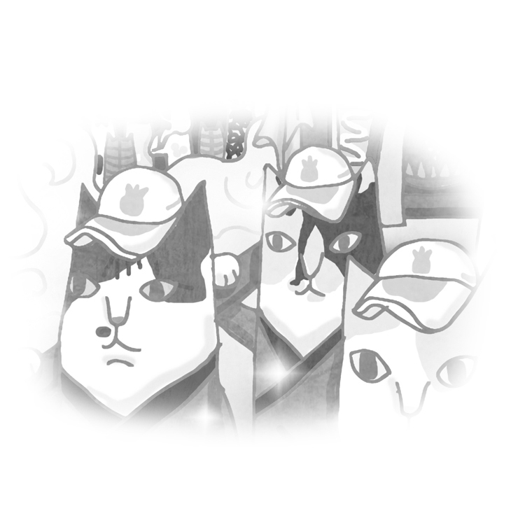 Mix Cats - 米克斯貓 - 明信片- 廟會