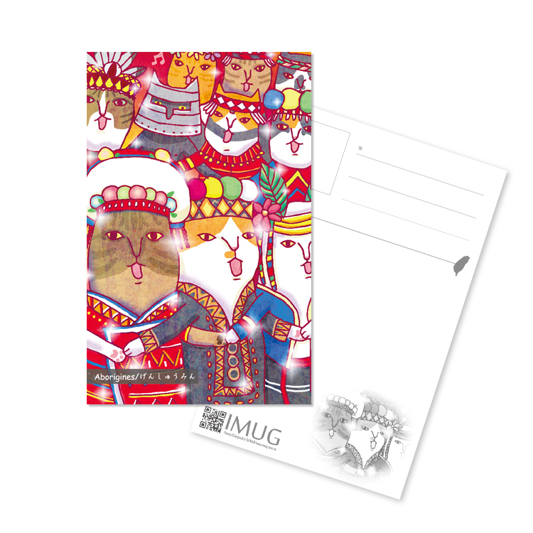 Mix Cats - 米克斯貓 - 明信片 - 原住民