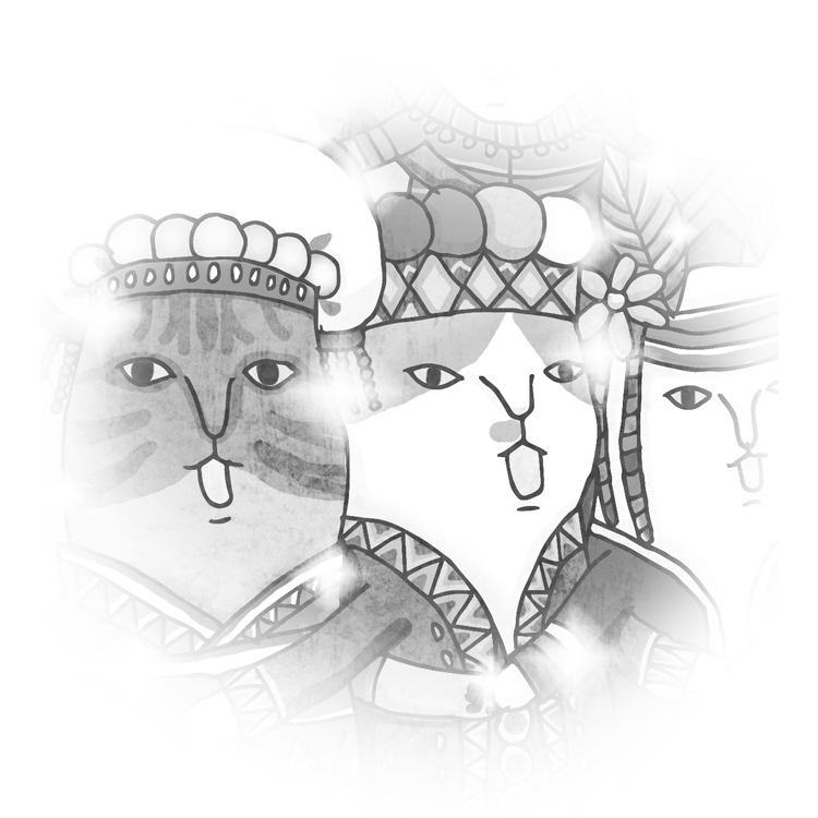 Mix Cats - 米克斯貓 - 明信片 - 原住民