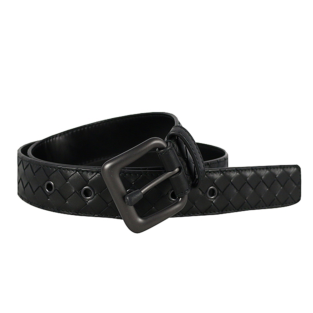 【BOTTEGA VENETA】牛皮編織皮帶