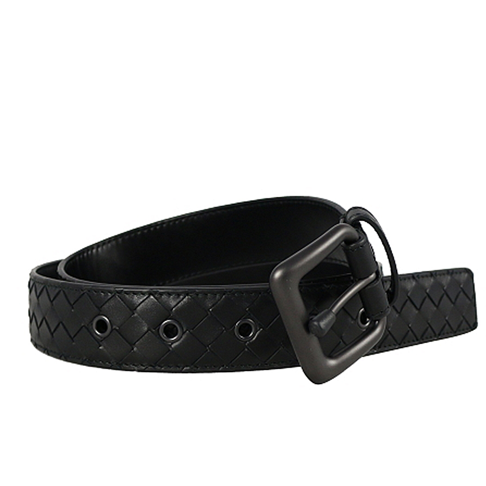 【BOTTEGA VENETA】牛皮編織皮帶