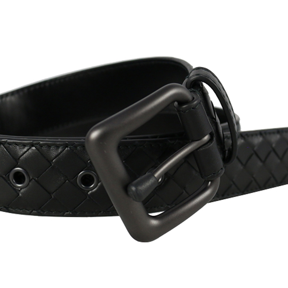 【BOTTEGA VENETA】牛皮編織皮帶