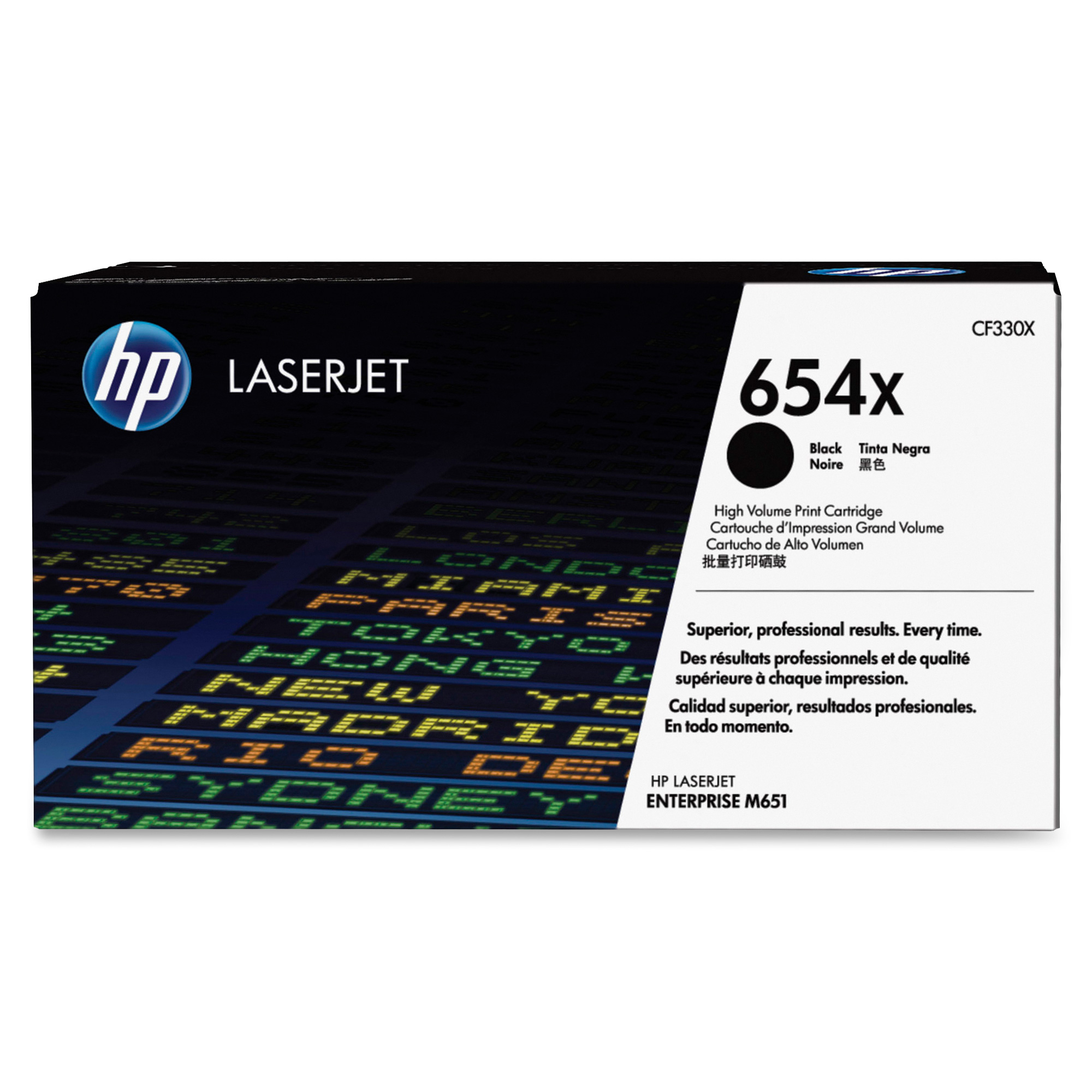 【HP】 CF330X/CF330XC (654X) 原廠黑色高印量碳粉匣 M651