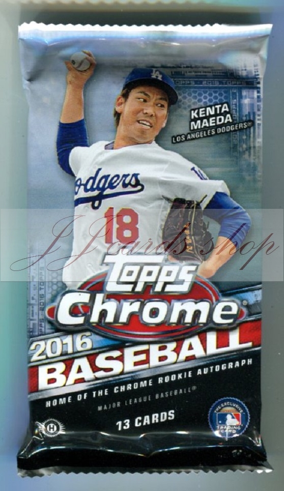 MLB 2016 Topps Chrome JUMBO 棒球卡 卡包