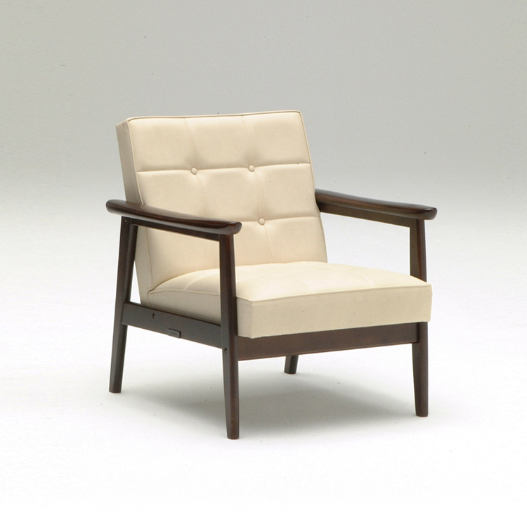K CHAIR 單人沙發 (白色皮革)
