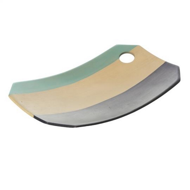 NODATE mug x Monro-HOLE-PLATE -SQUARE(BORDER)-三色框紋長方盤-BORDER