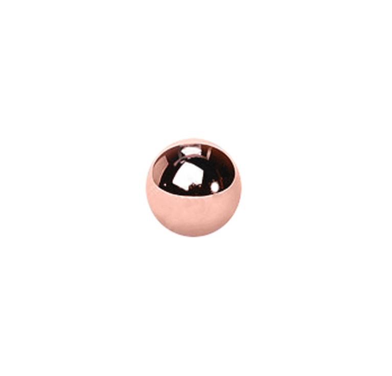 醫療鋼鎖球 玫瑰金色 (針粗1.6mm適用)