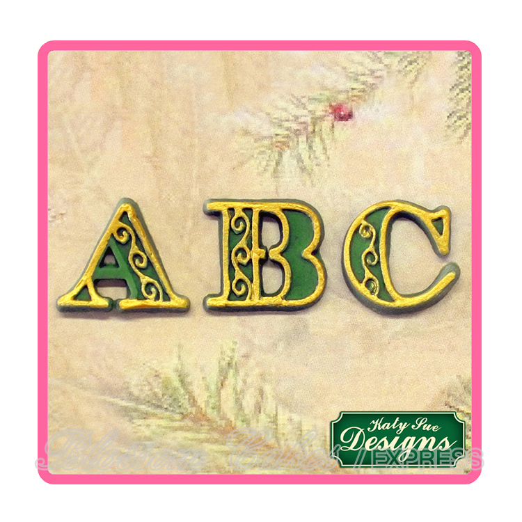 Katy Sue Design Mat - Manuscript Alphabet - Silicone Mould