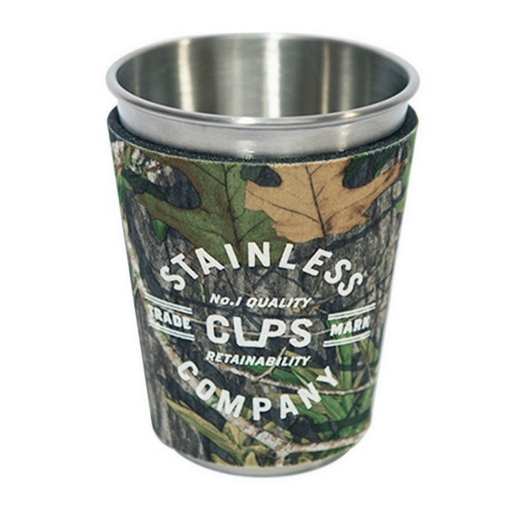 CupsCo-迷彩隔熱杯套-白