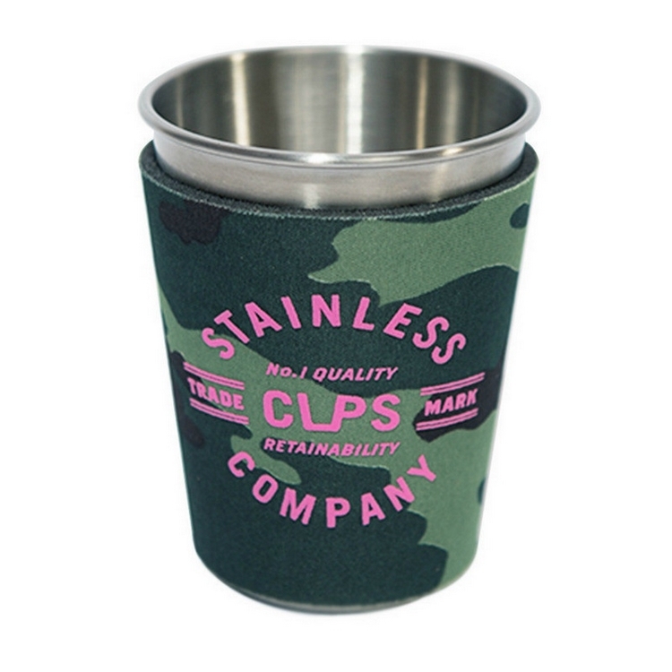 CupsCo-迷彩隔熱杯套-粉紅