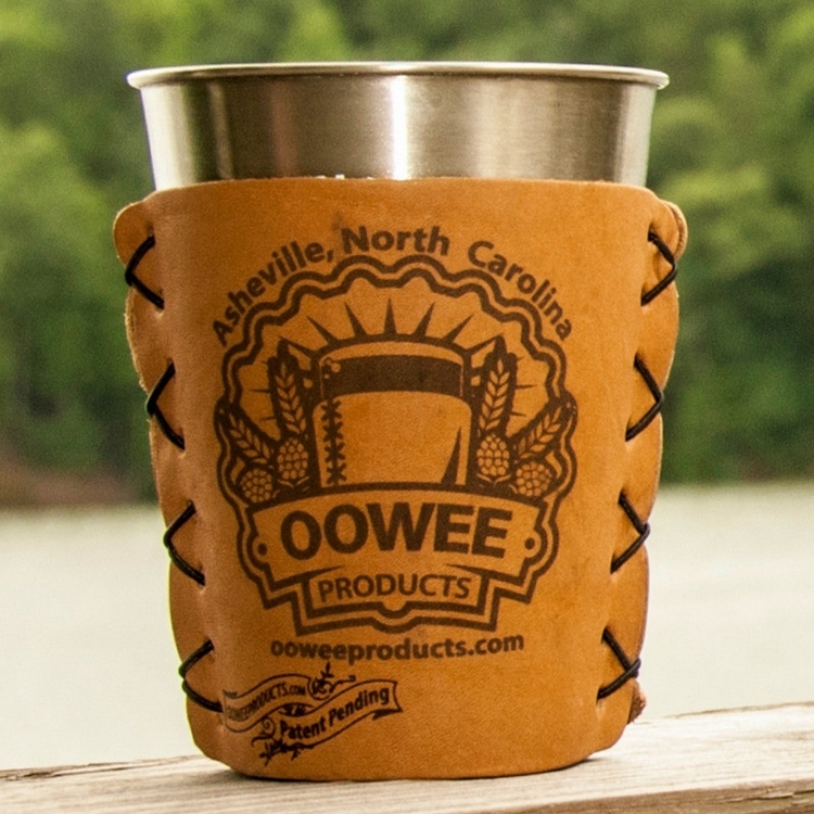 CupsCo-Oowee 品牌手工皮革杯套