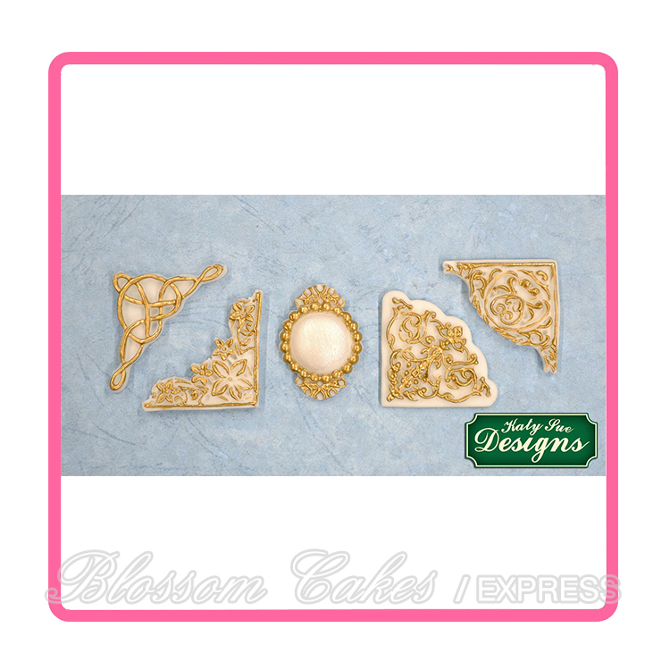 Katy Sue Decorative Corner Collection - Silicone Mould