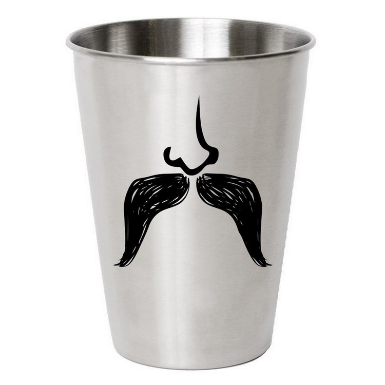 CupsCo-不鏽鋼杯 - 小鬍子 Cup