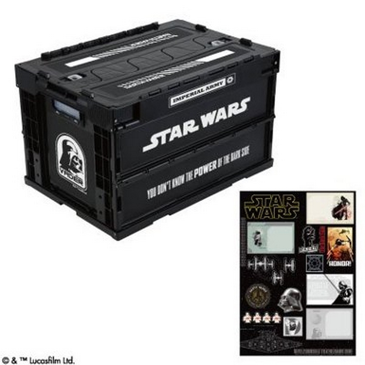 《星際大戰》紀念日可折疊式收納箱-「黑武士達斯‧維德款」