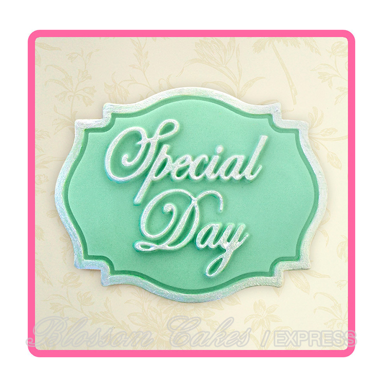 Katy Sue Mini Plaque - Special Day - Silicone Mould