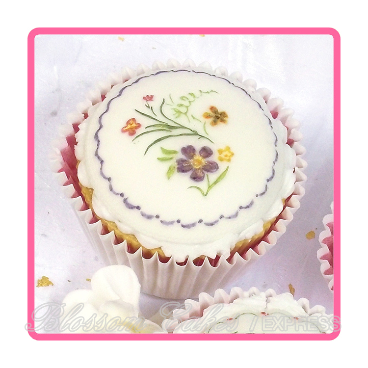 Katy Sue Cupcake Moulds - Victorian Garden 2 - Silicone Mould