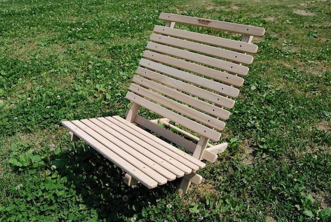 Camp Mania -戶外摺疊原木椅