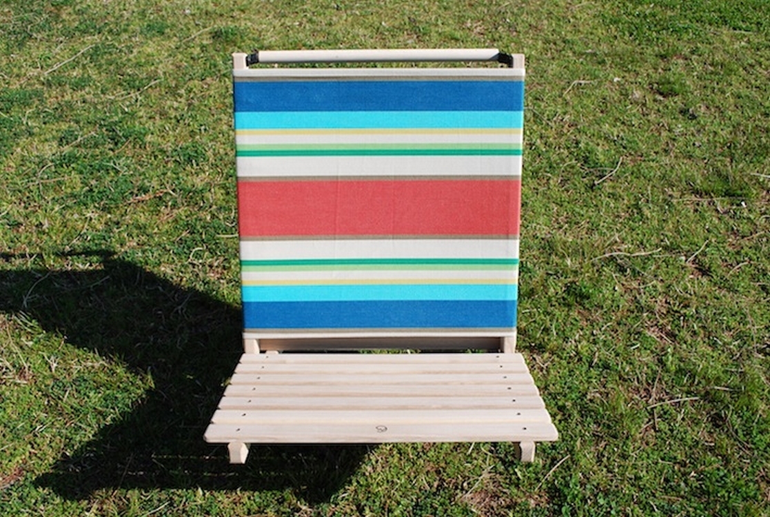 Camp Mania 戶外摺疊木矮椅+防水蠟(單張) basque