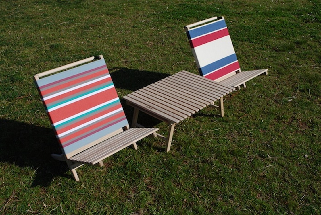 Camp Mania 戶外摺疊木椅(單張) basque