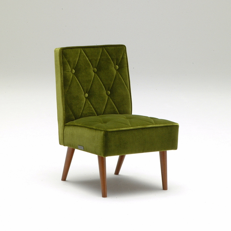 Cafe Chair 綠絨布咖啡椅