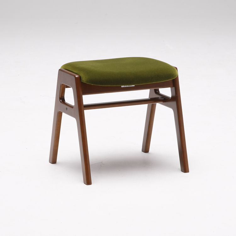 Stacking Stool 綠絨布椅凳