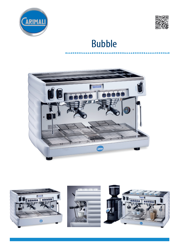新款 Carimali bubble 義式雙孔半自動咖啡機