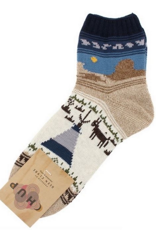 Monument Valley 短襪-Navy深藍色