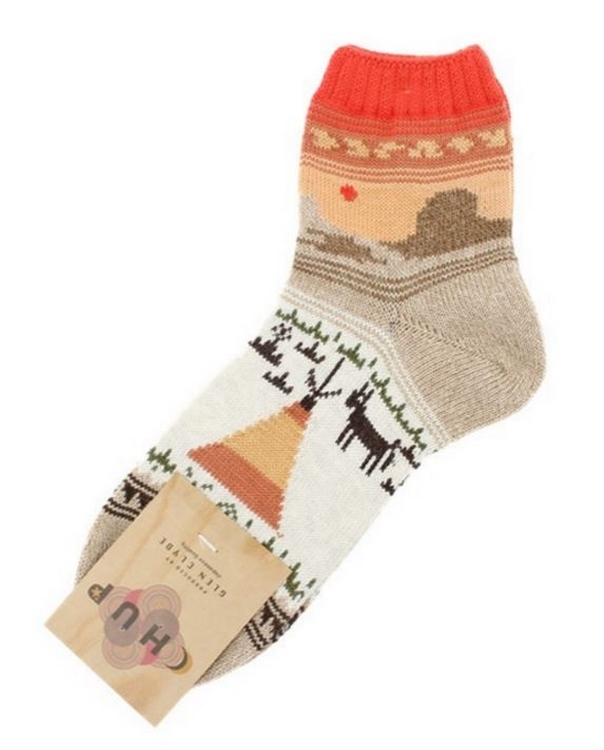 Monument Valley 短襪-Orange橘色