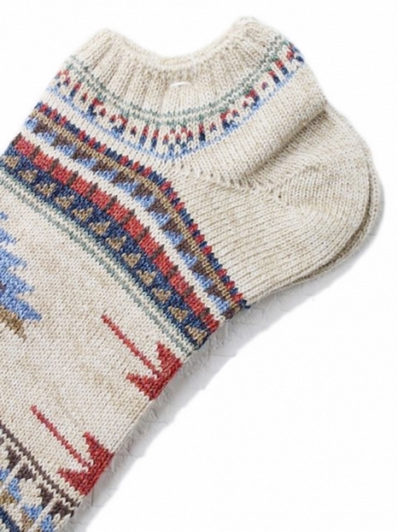 Rejilla 短襪-Beige米色