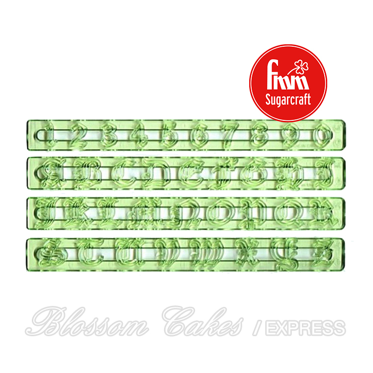 FMM Old English Alphabet & Numbers Cutter Set - Upper Case 2cm