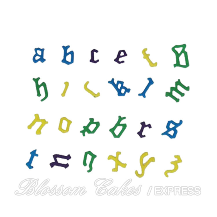 FMM Old English Alphabet Cutter Set - Lower Case