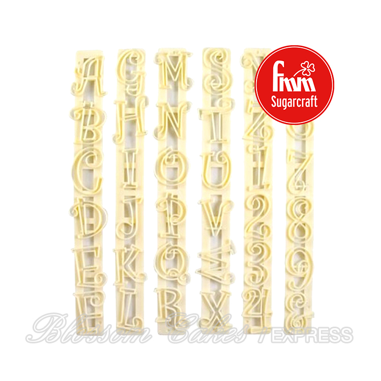 FMM Funky Alphabet & Numbers Cutter Set - Upper Case 4cm
