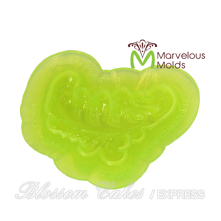 Marvelous Molds "Feather Crest" Silicone Mold