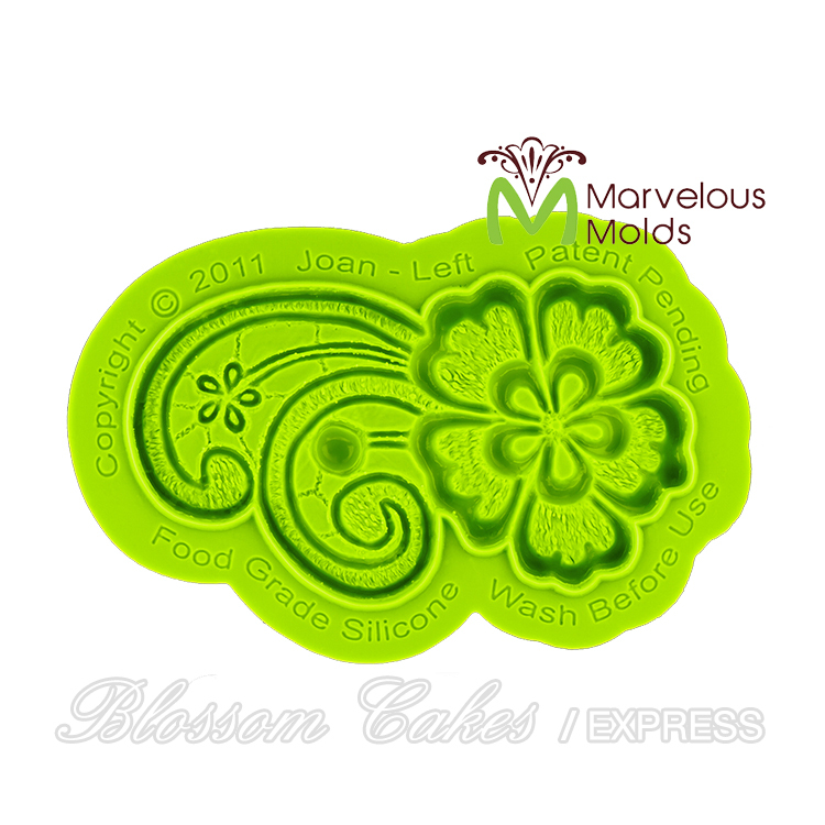Marvelous Molds "Joan" Left Enhanced Lace Silicone Mold