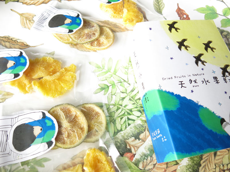 太空熊造型書水果乾小禮盒5入