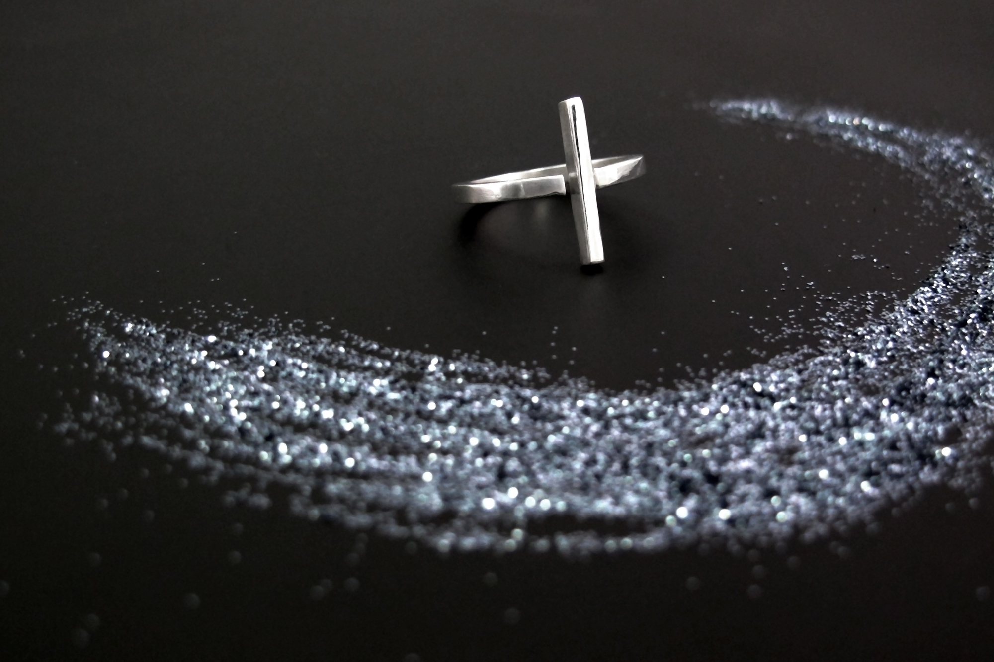 戒指 Star trails 軌跡戒 行星  925純銀戒指-64DESIGN