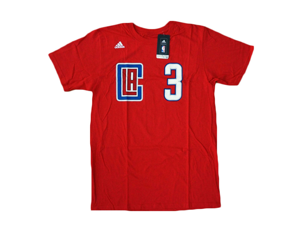 Adidas 洛杉磯快艇隊 Chris Paul 客場 仿網眼印刷 球員短T-Shirt