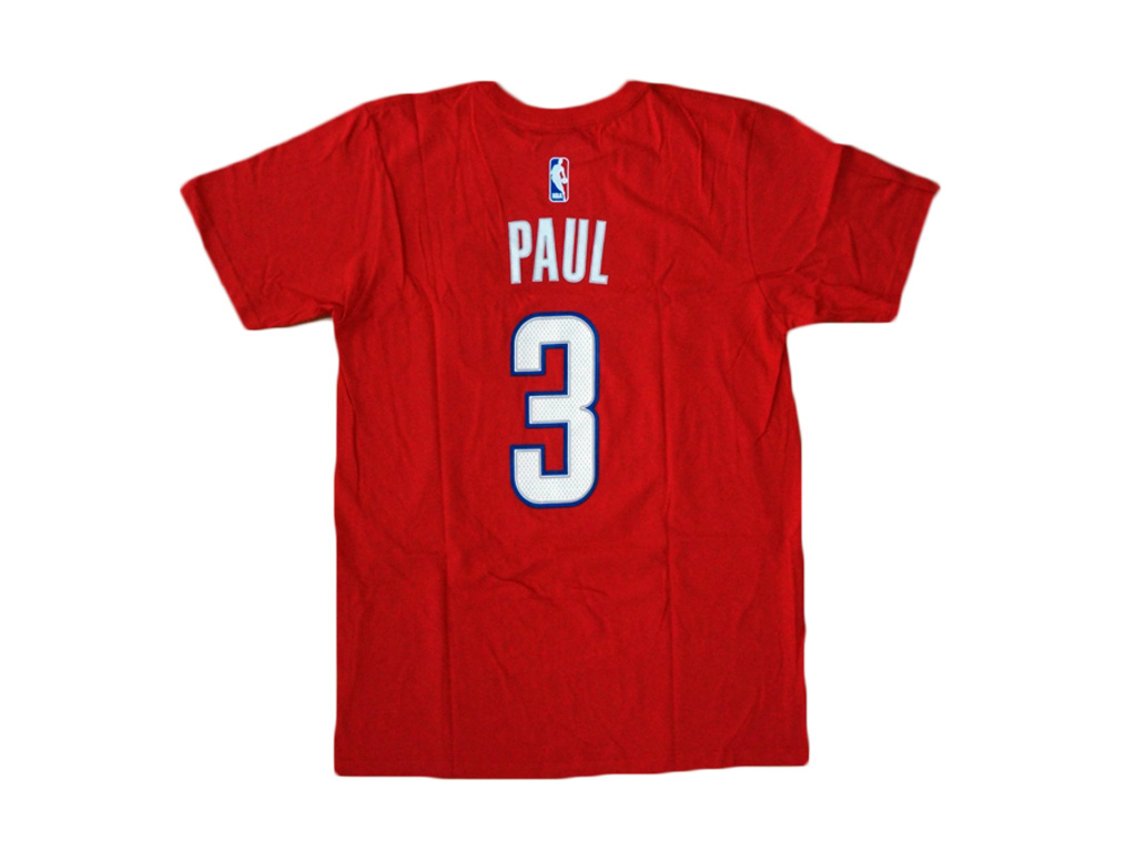 Adidas 洛杉磯快艇隊 Chris Paul 客場 仿網眼印刷 球員短T-Shirt